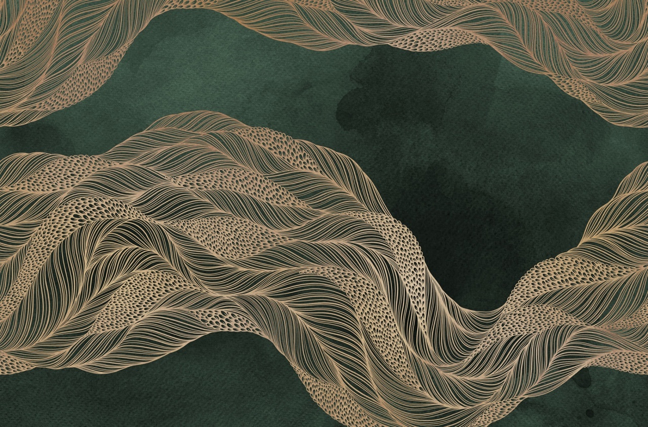 Fototapet, Opulence Flow, Jade, Rebel Walls - 2