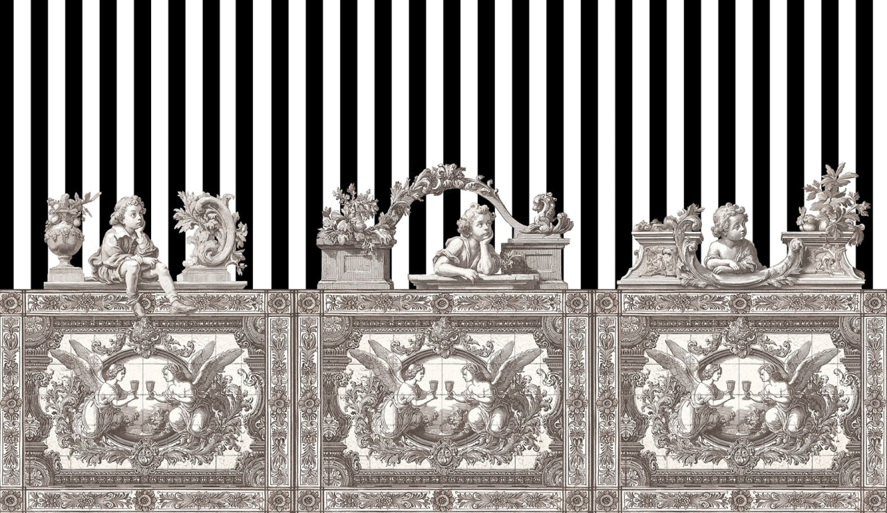 Fototapet Opulent Friezes, Cream - personalizat, VLAdiLA - 2