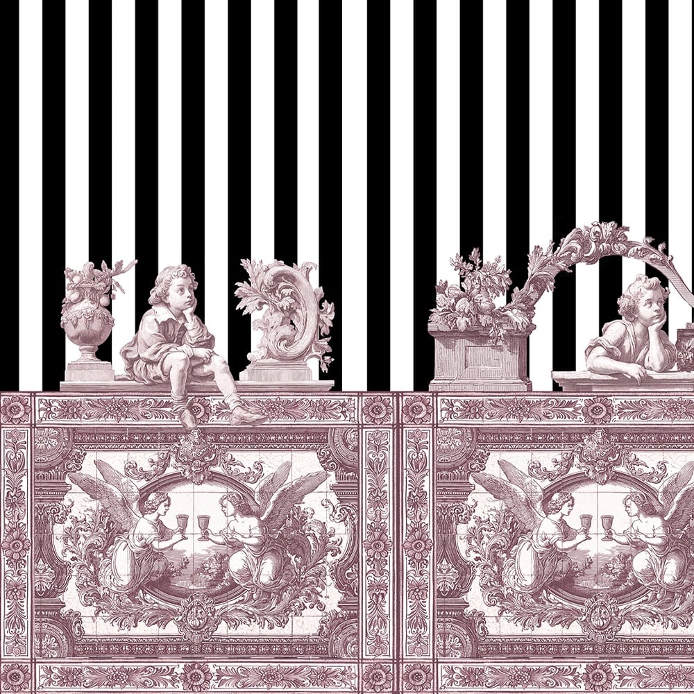 Fototapet Opulent Friezes, Rose - personalizat, VLAdiLA - 5
