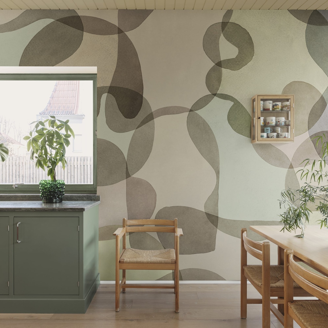 Fototapet, Overlap, Pastel, Rebel Walls - 3