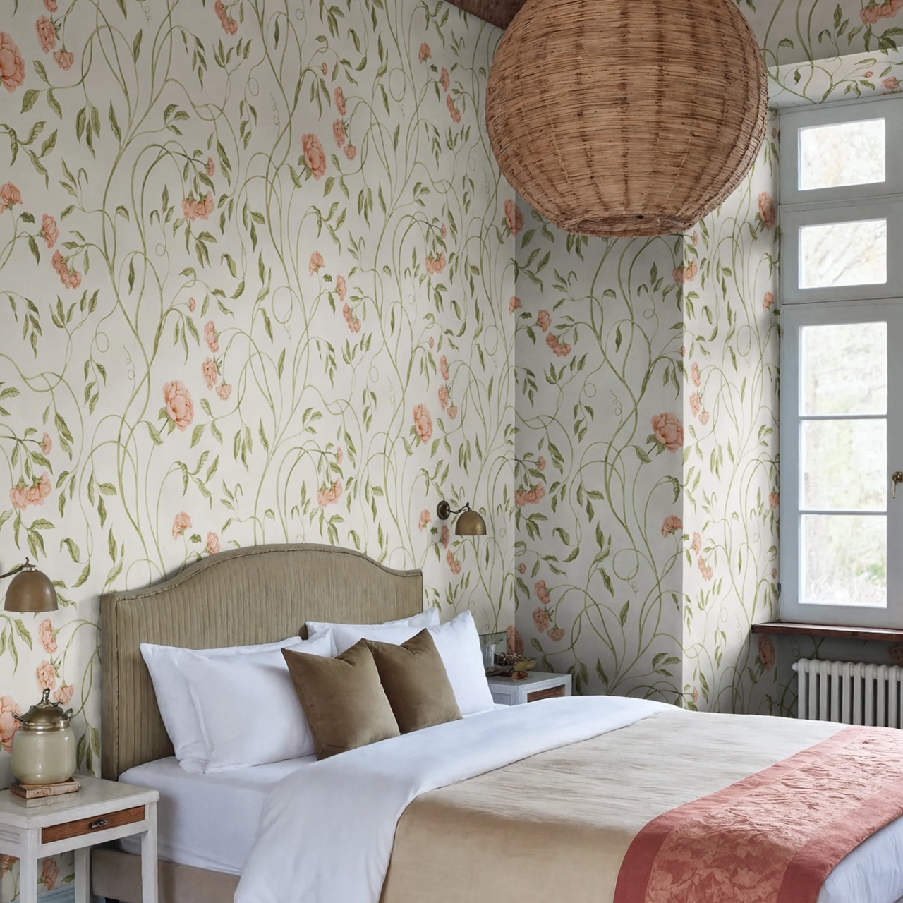 Fototapet, Peony Bloom, Pink, Rebel Walls