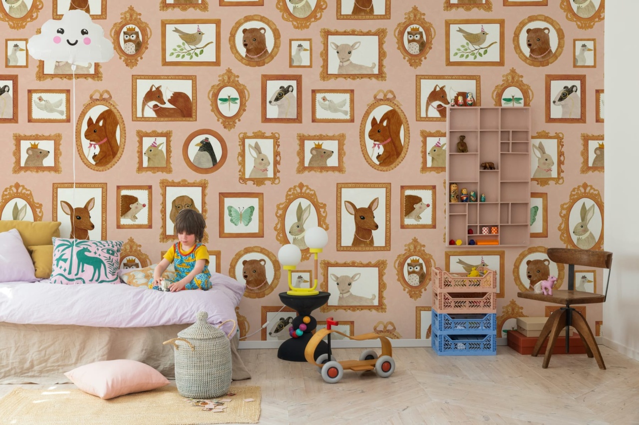 Fototapet, Pet Frames, Pink, Rebel Walls - 3
