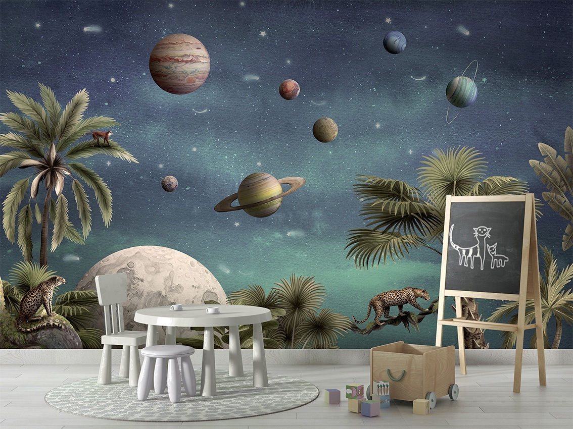 Fototapet Pretty Planets, Kikki Belle - 4