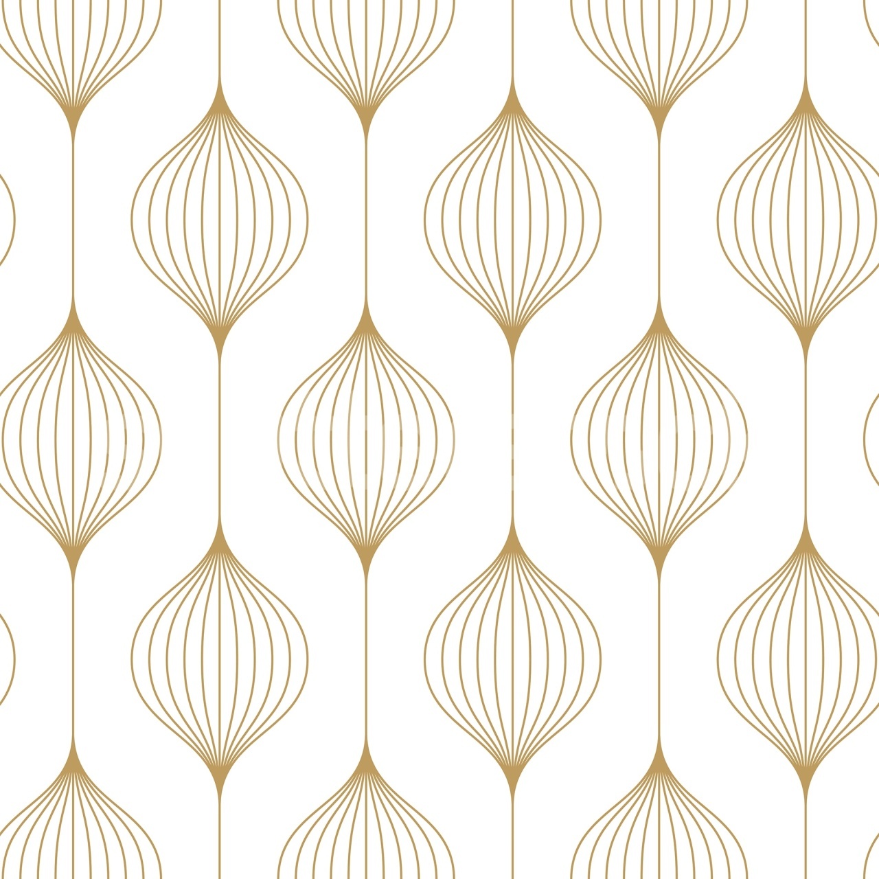 Fototapet, Retro Flow, Mustard, Rebel Walls - 2