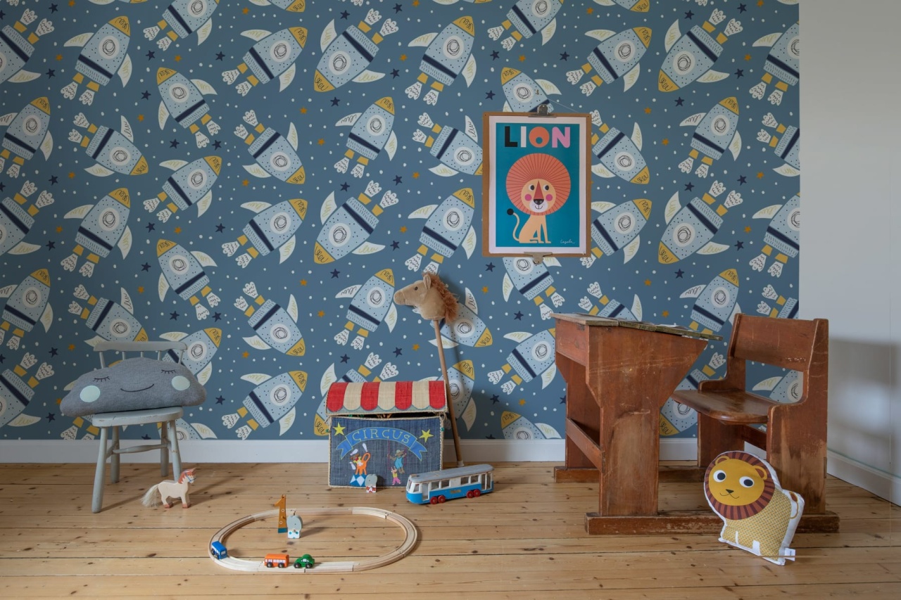 Fototapet, Rockets, Blue, Rebel Walls