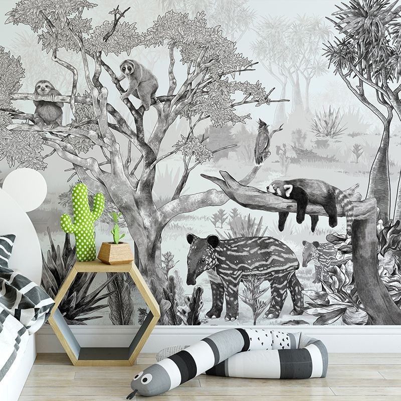 Fototapet Sleepy Meadow Gray, VLAdiLA - 3