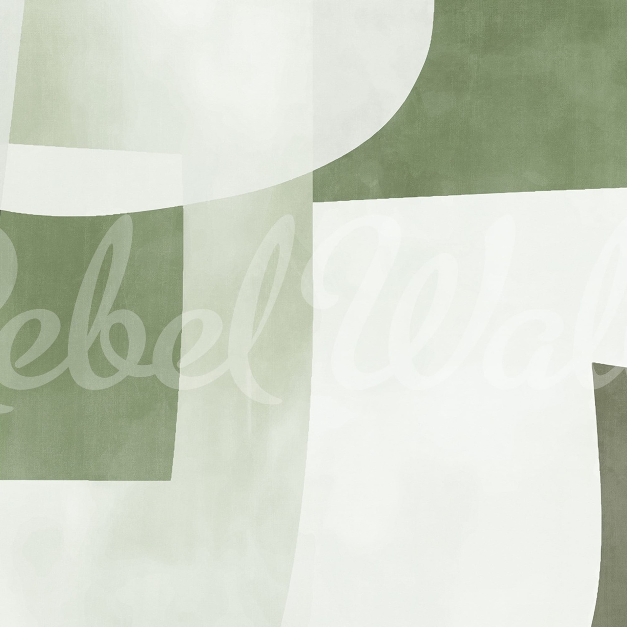 Fototapet, Soft Contours, Green, Rebel Walls - 2
