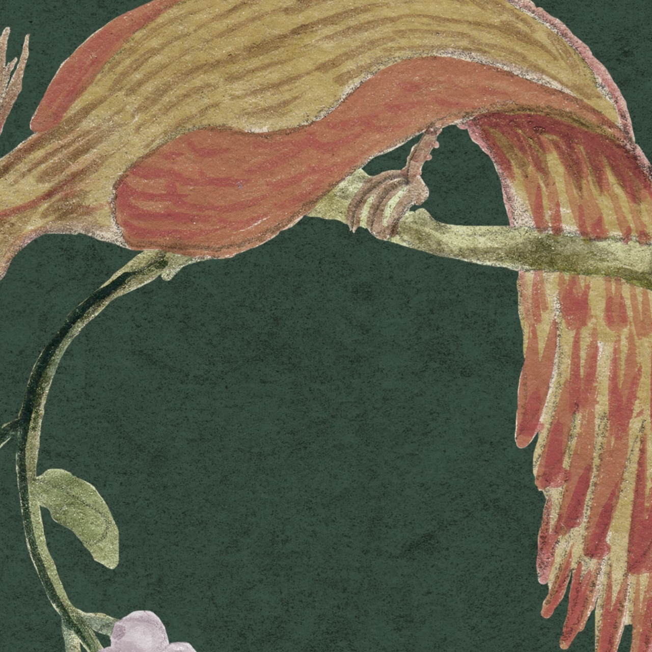Fototapet, Songbirds, Emerald, Rebel Walls - 4