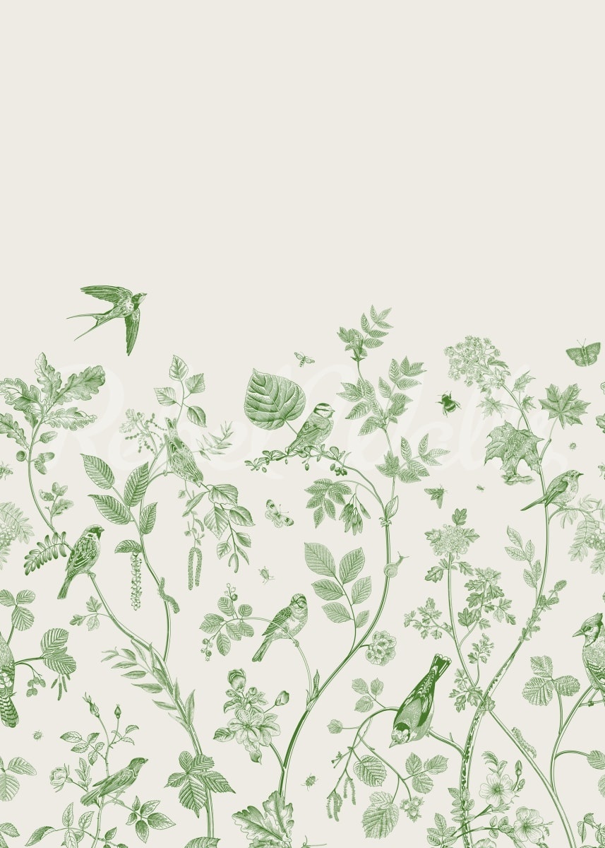 Fototapet, Spring Day, Green, Rebel Walls - 2