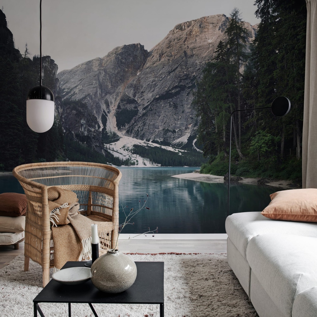 Fototapet, The Valley, Gray, Rebel Walls - 3