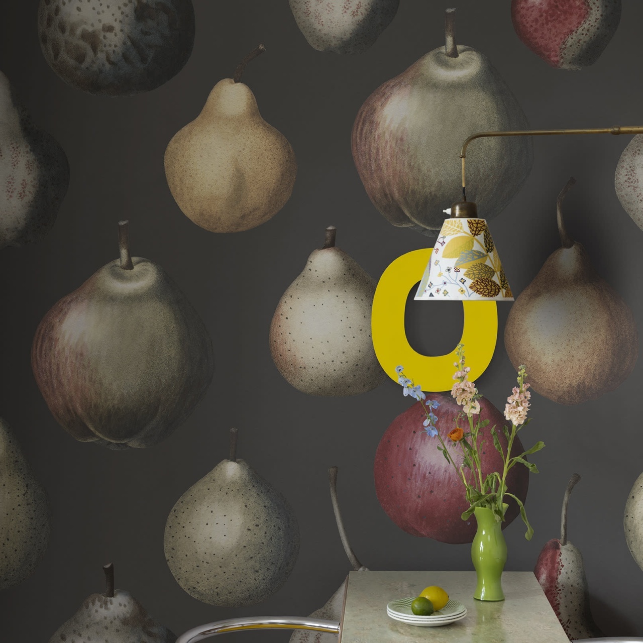 Fototapet, Vintage Pear, Midnight, Rebel Walls - 3