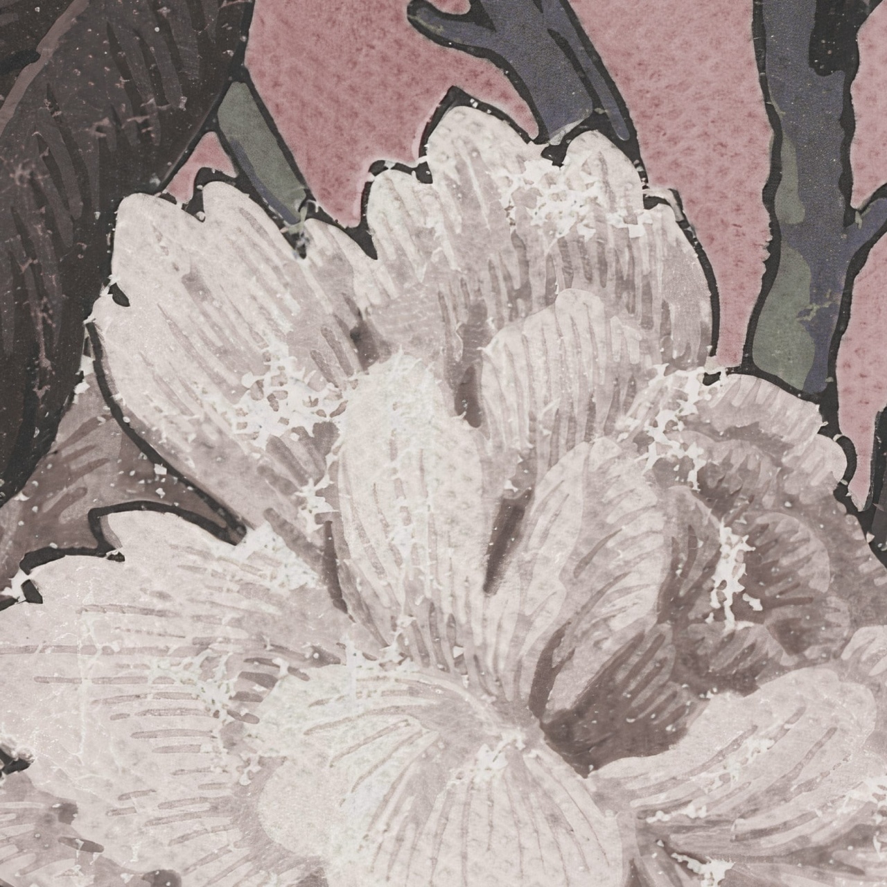 Fototapet, Winding Bloom, Pink, Rebel Walls - 4