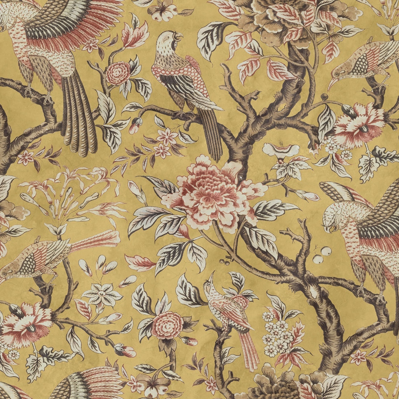 Fototapet, Wings in Bloom, Yellow, Rebel Walls - 2