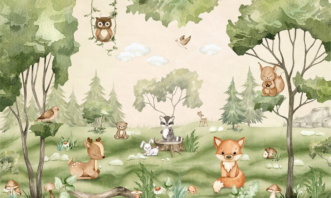 Fototapet Woodland Joy, Oliver Robins - 2