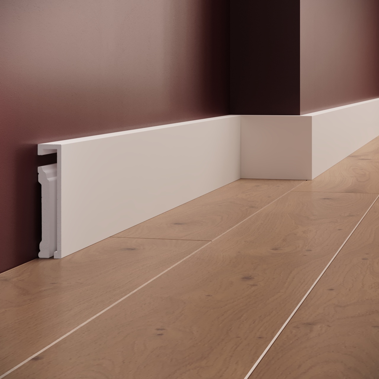 Plinta decorativa S31 - 10x2.2x200 cm - 2 | YEO