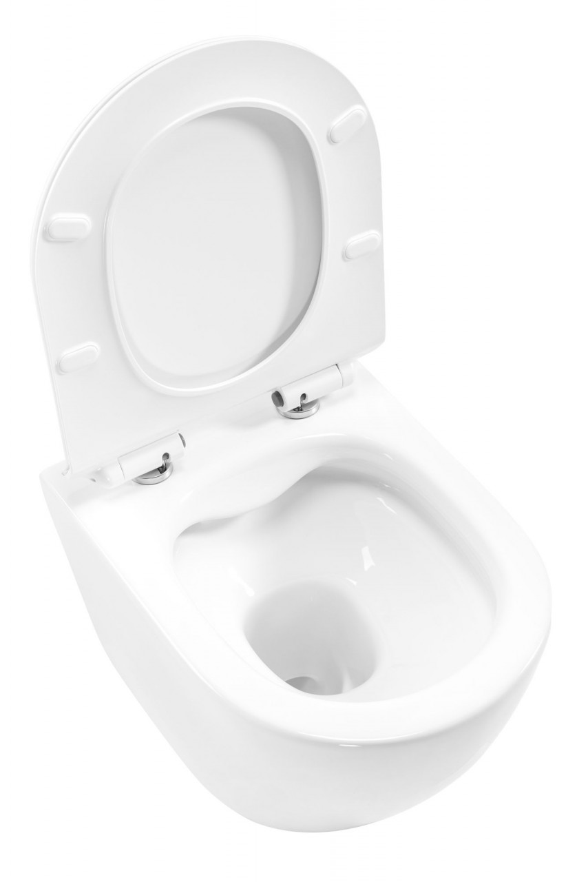 Set vas wc suspendat Rea Carter rimless capac slim softclose