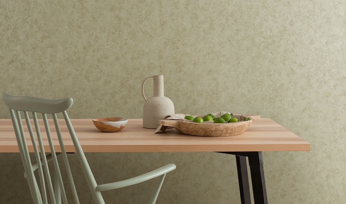 Tapet, Fenton, Soft Gold Luxury Plain, 1838 Wallcoverings, 5.3mp / rola