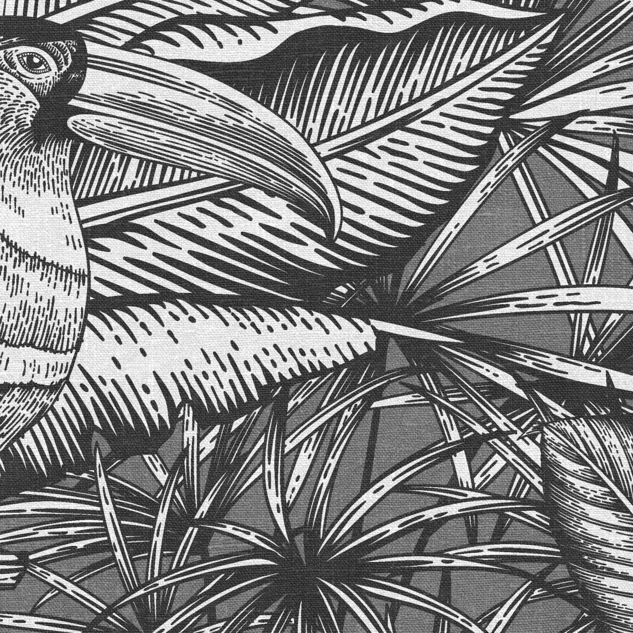 Tapet Furada, Graphite, Rebel Walls, 5 mp / rola - 4