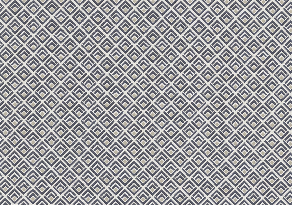 Tapet, Gio, Ebony Black Luxury Geometric, 1838 Wallcoverings, 5.3mp / rola