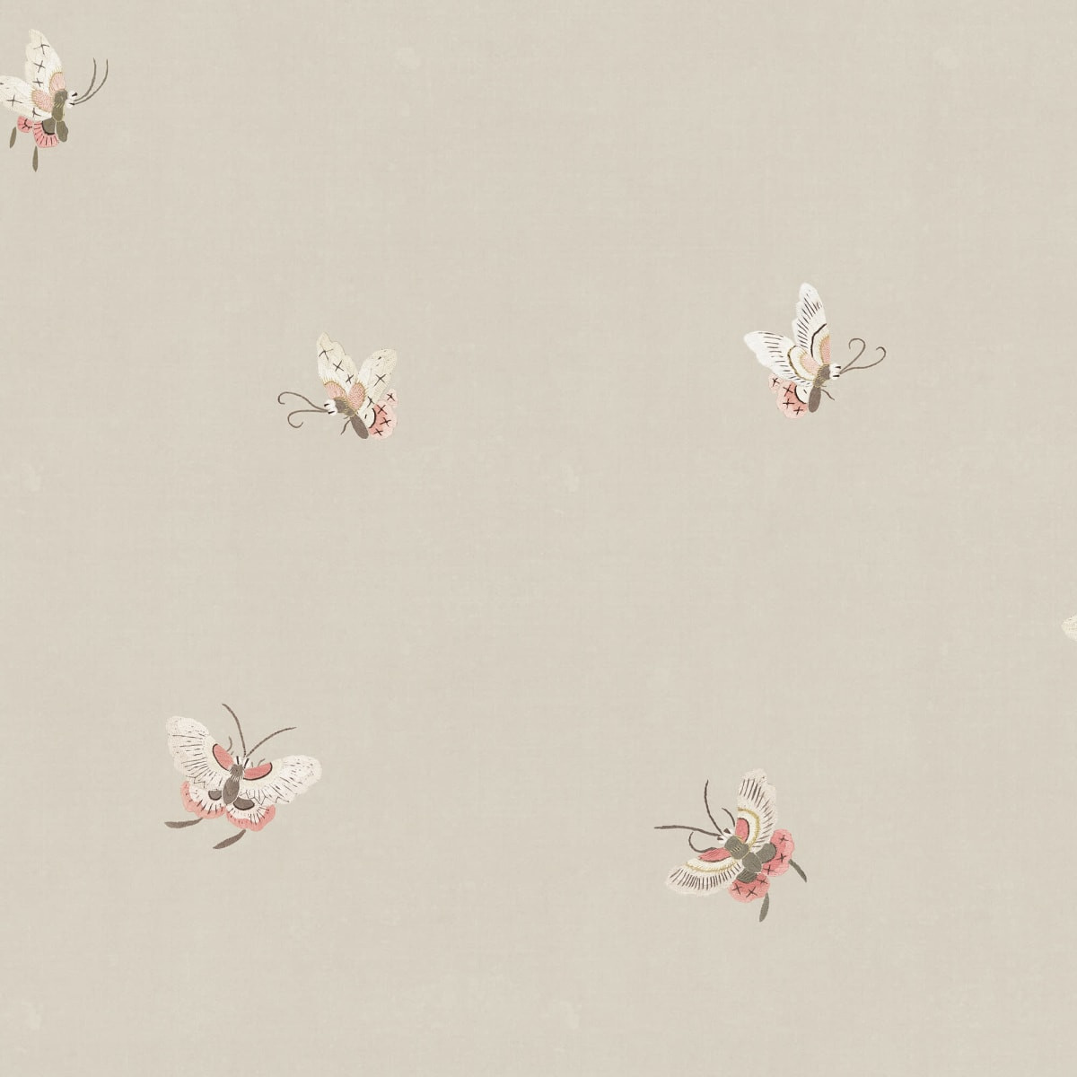 Tapet lavabil Butterflies, Sandstone, Sandberg, 5.3mp / rola - 1 | YEO