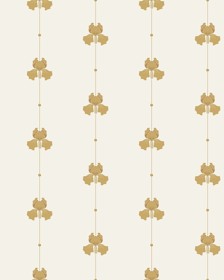 Tapet lavabil, Gotain Sweet Pea Mustard 5685, 5.3mp / rola — imaginea 5