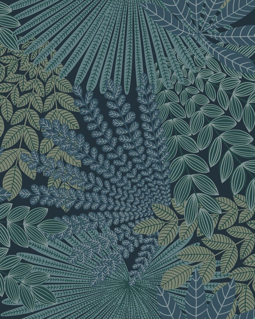 Tapet lavabil, Velvet Leaves 2261, 5.3mp / rola — imaginea 5