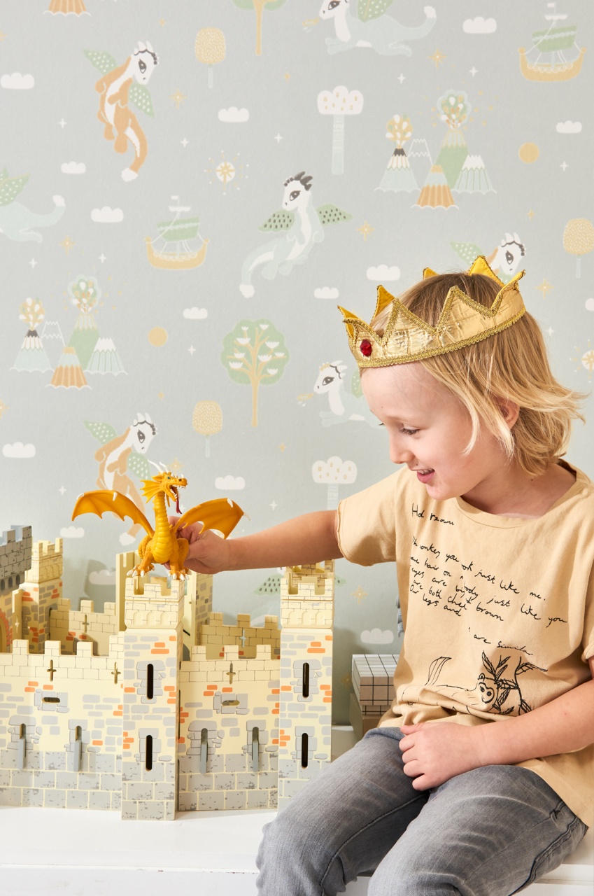 Tapet Magical Adventure, Soft Grey, Majvillan - 4 | YEO