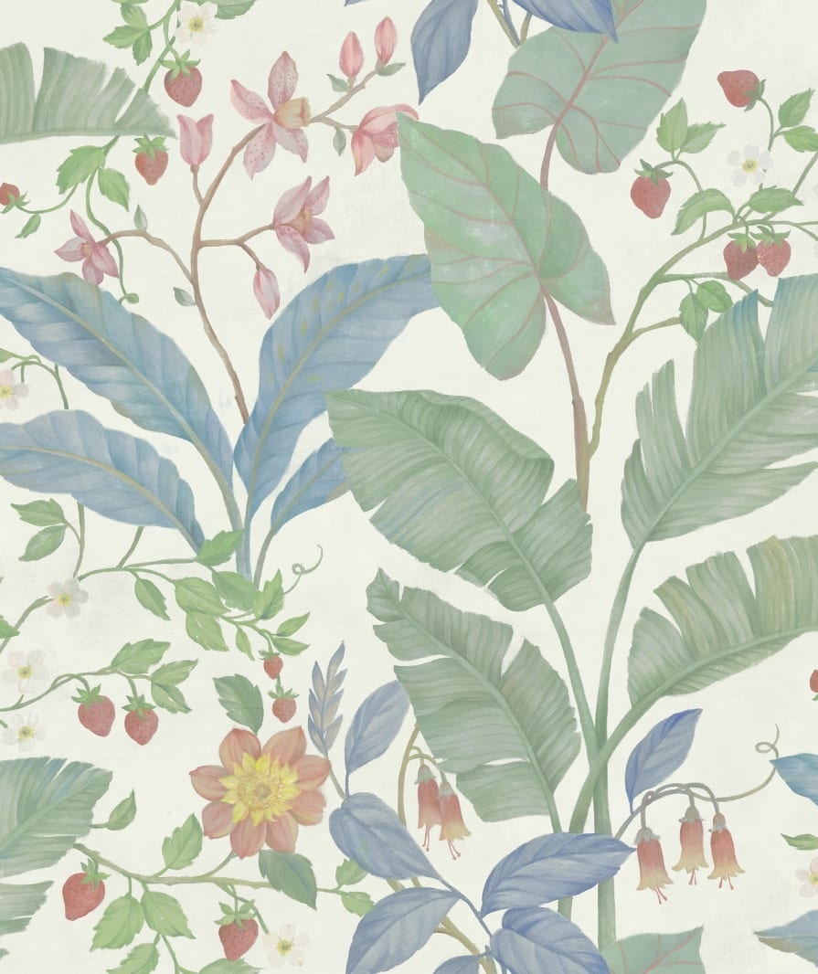 Tapet Strawberry Lane, Ivory, Rebel Walls - 2