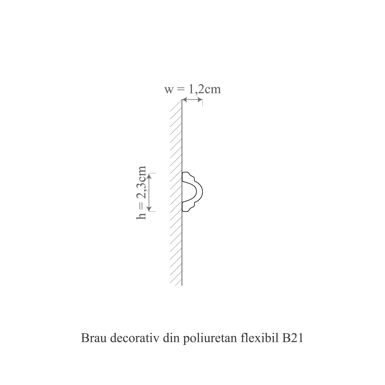 Brau poliuretan flexibil, Manavi, B21F - 2.3x1.2x200 cm — imaginea 2