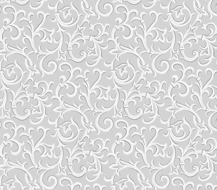 Brodsworth, Grey Luxury Patterned, 1838 Wallcoverings, 5.3mp / rola