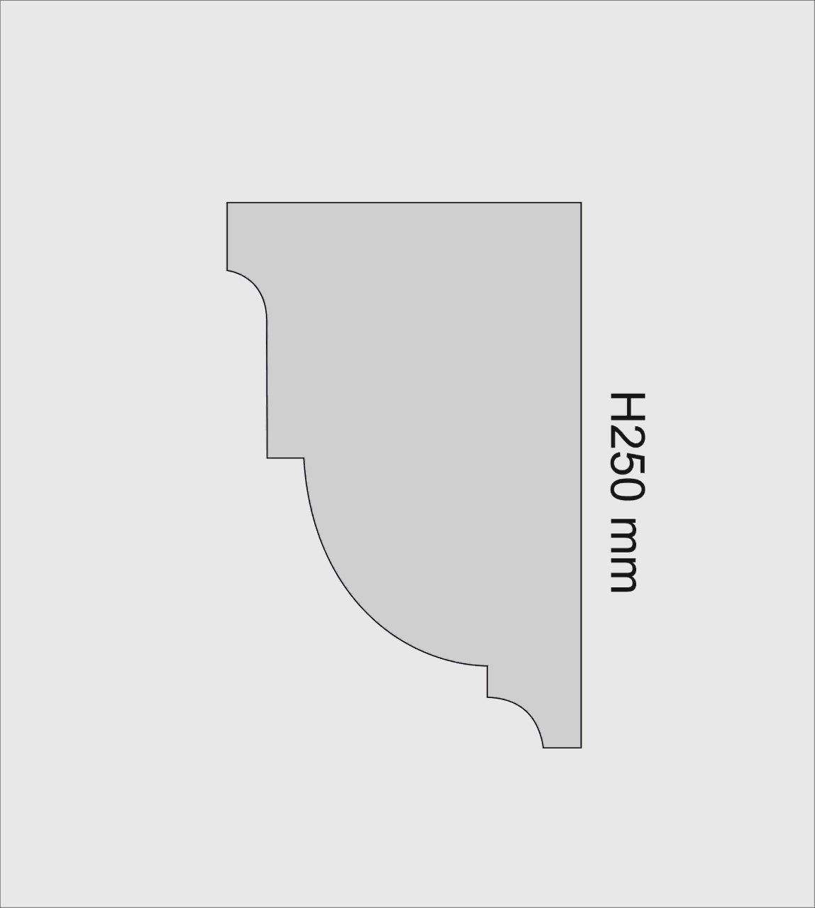 Capitel coloana decorativa de exterior F03A - 45x25x75 cm - 1 | YEO