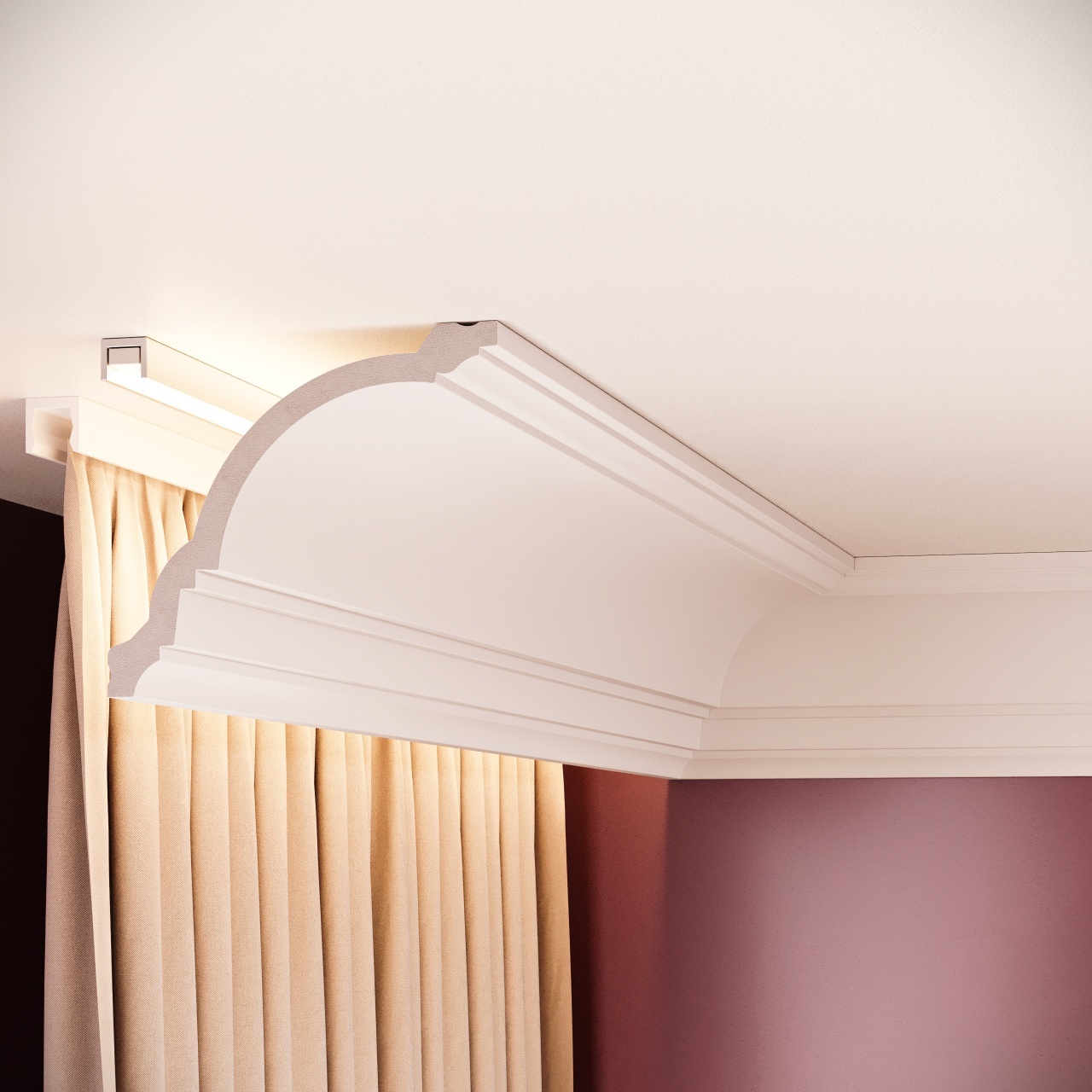 Cornisa decorativa C18-11x12.4x200cm - 3 | YEO