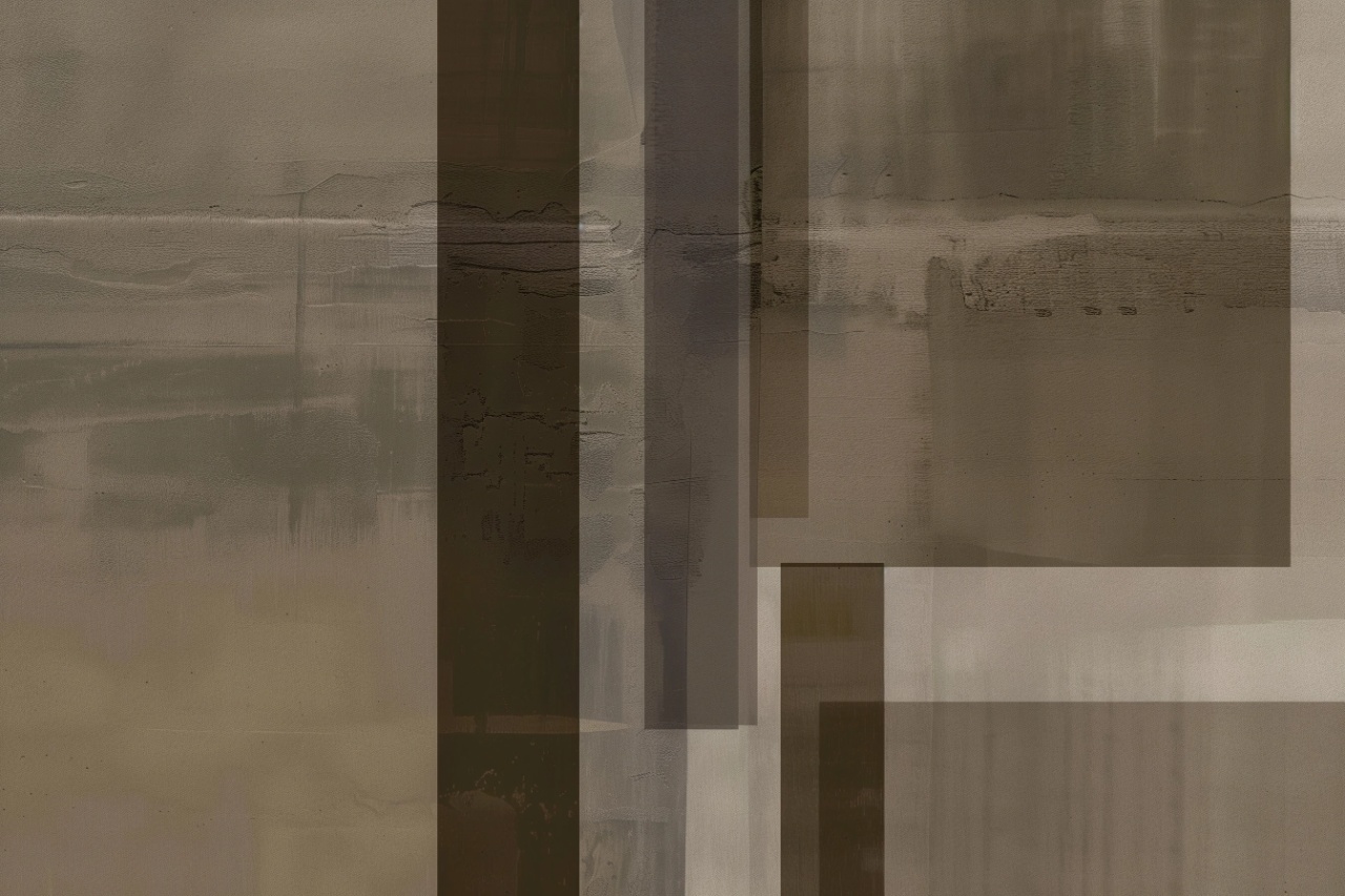 Fototapet Abstract Marron et Beige Bloc Reve MB203