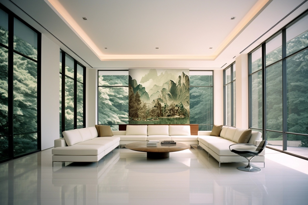 Fototapet Artistic Montagne et Ciel Tibet Rêve MT100 — imaginea 2