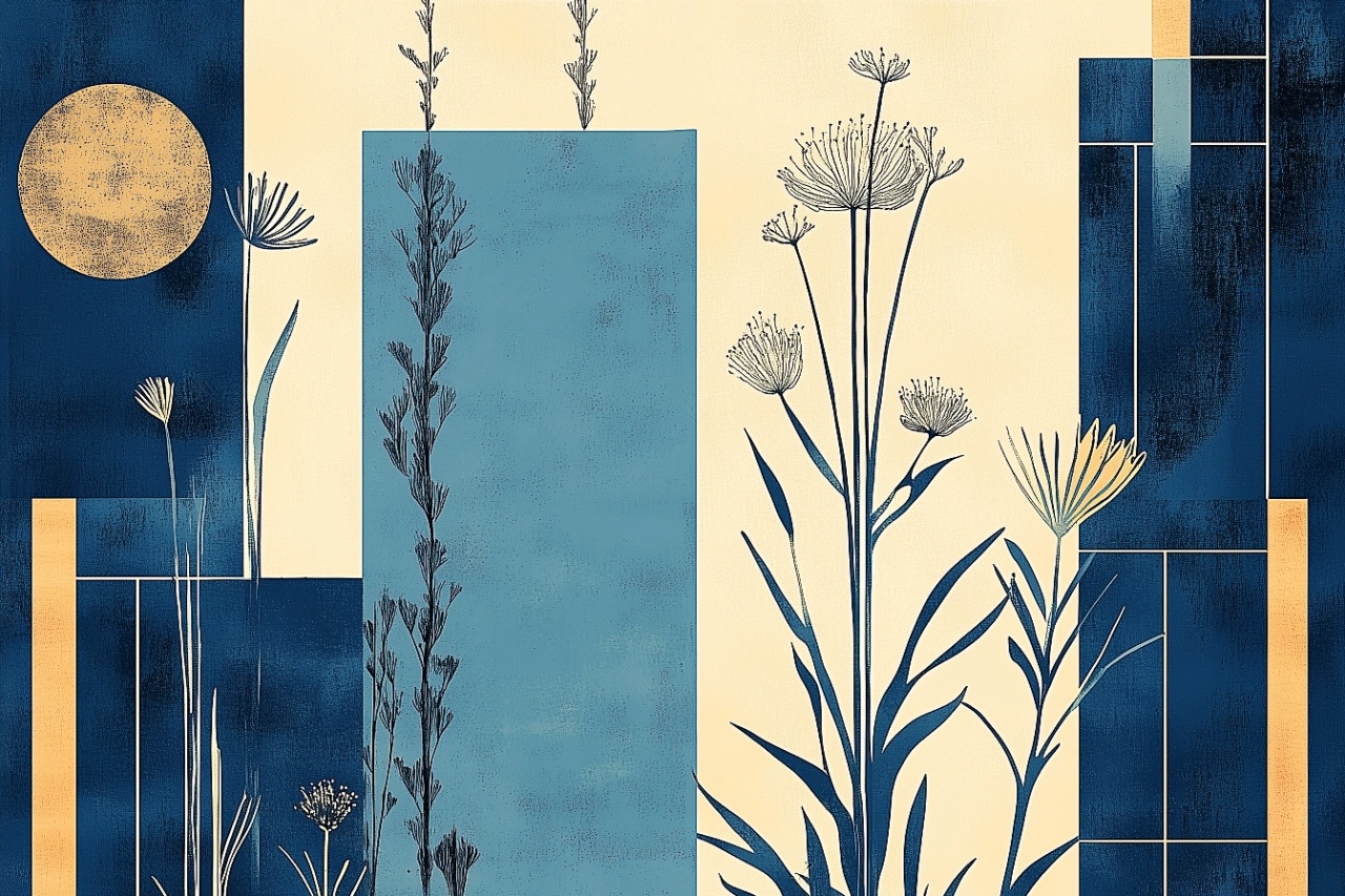 Fototapet Artistic Vegetal Tiges Rêve VT209