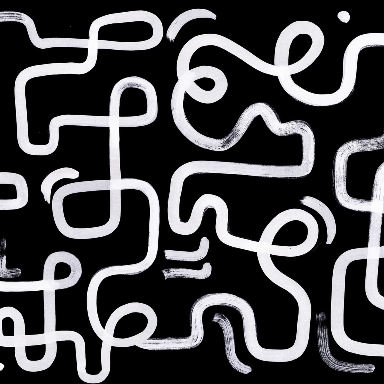 Fototapet, Artzy Path, Black, Rebel Walls - 2