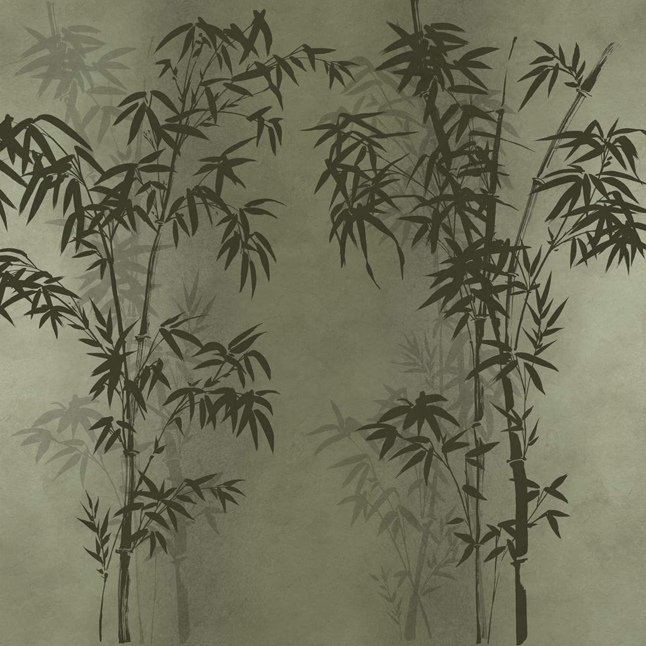 Fototapet, Bambusa, Green, Rebel Walls - 2