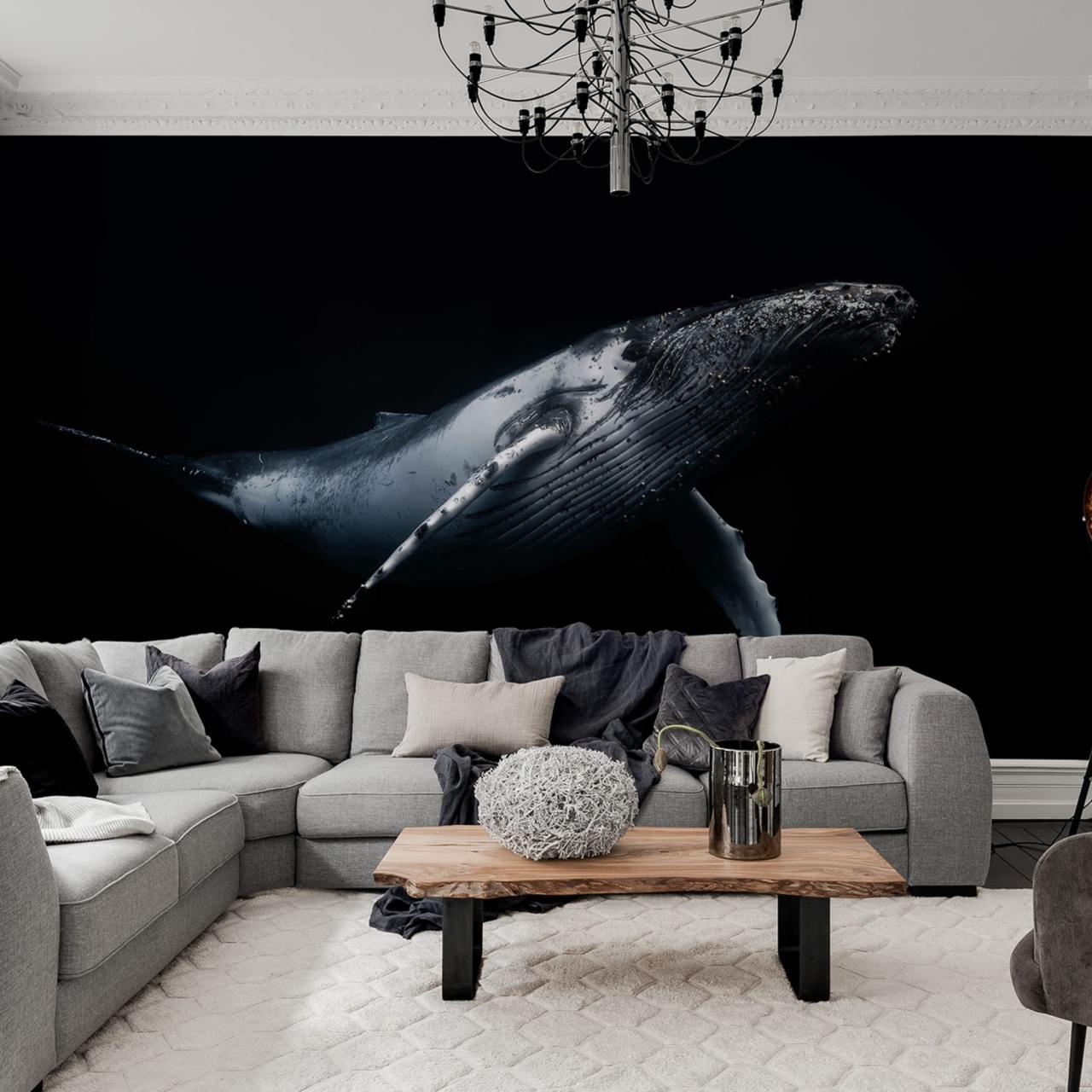 Fototapet, Black Whale, Rebel Walls