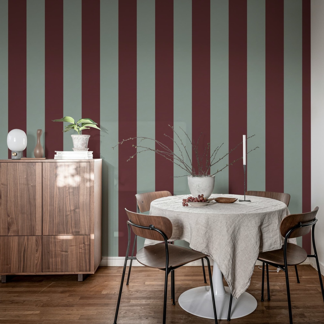 Fototapet, Bold Stripes, Blue, Rebel Walls - 4