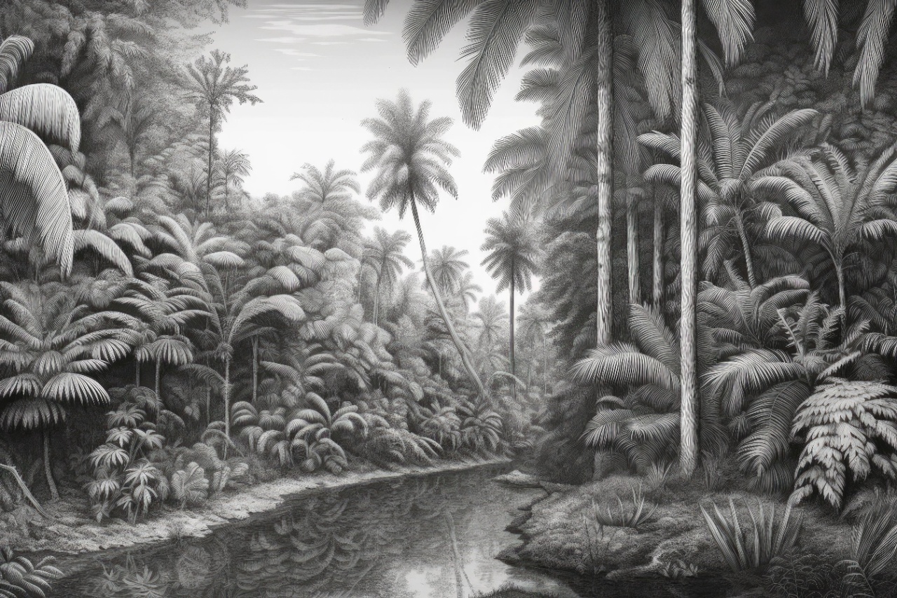 Fototapet Botanic Bosquet Polynesie Rêve BP105