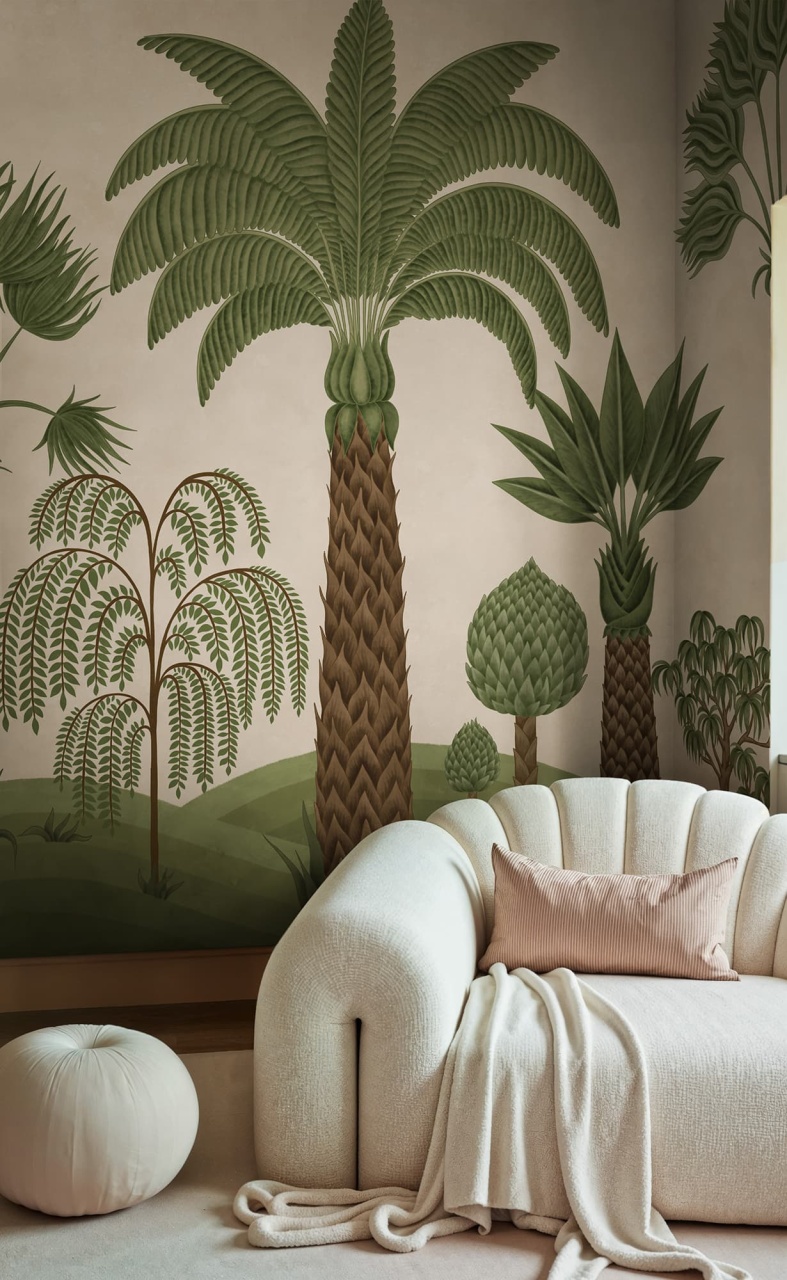 Fototapet, Botanical Bliss, Beige, Rebel Walls - 3