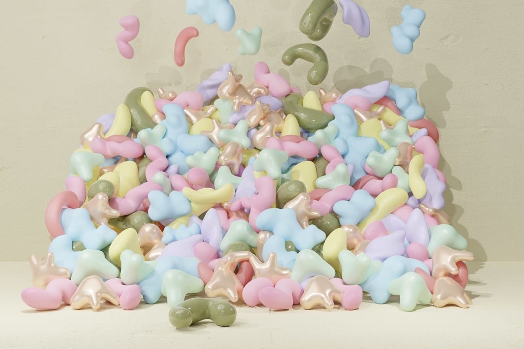 Fototapet, Bubblegum, Pastel, Rebel Walls - 2