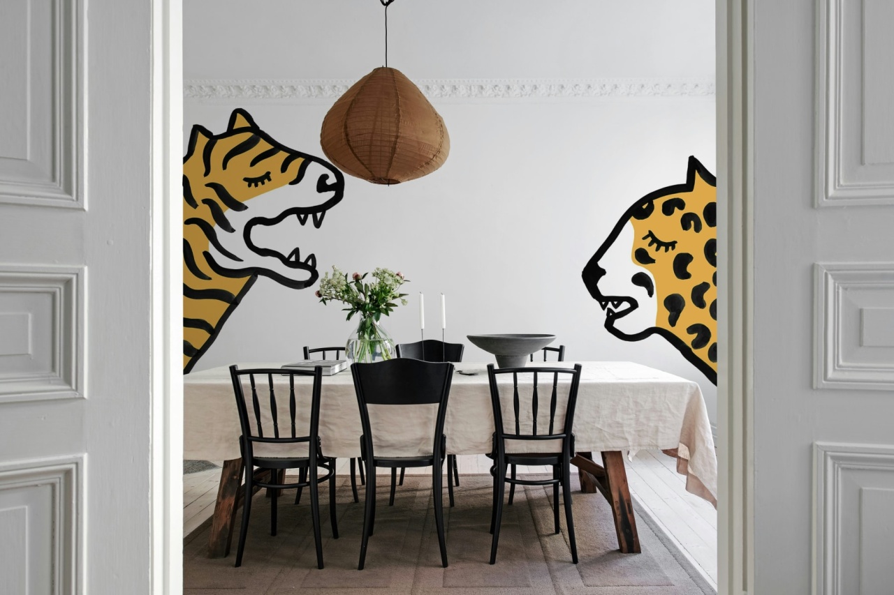 Fototapet, Cat Talk, White, Rebel Walls - 3