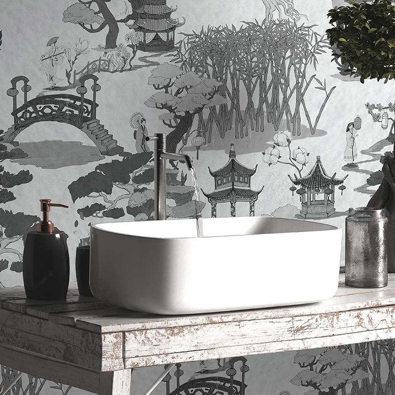 Fototapet Chinese toile (black), VLAdiLA