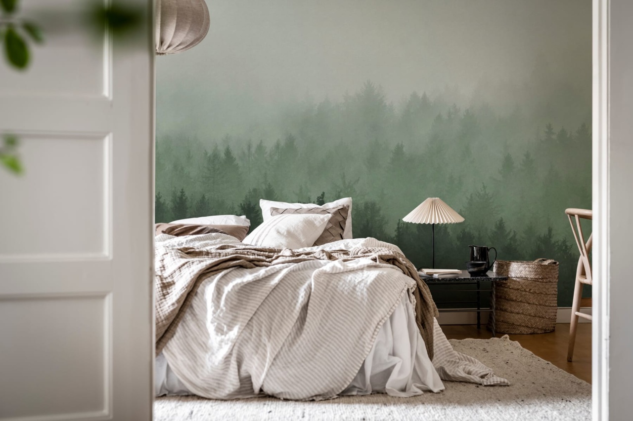 Fototapet, Cloudy Forest, Green, Rebel Walls - 3