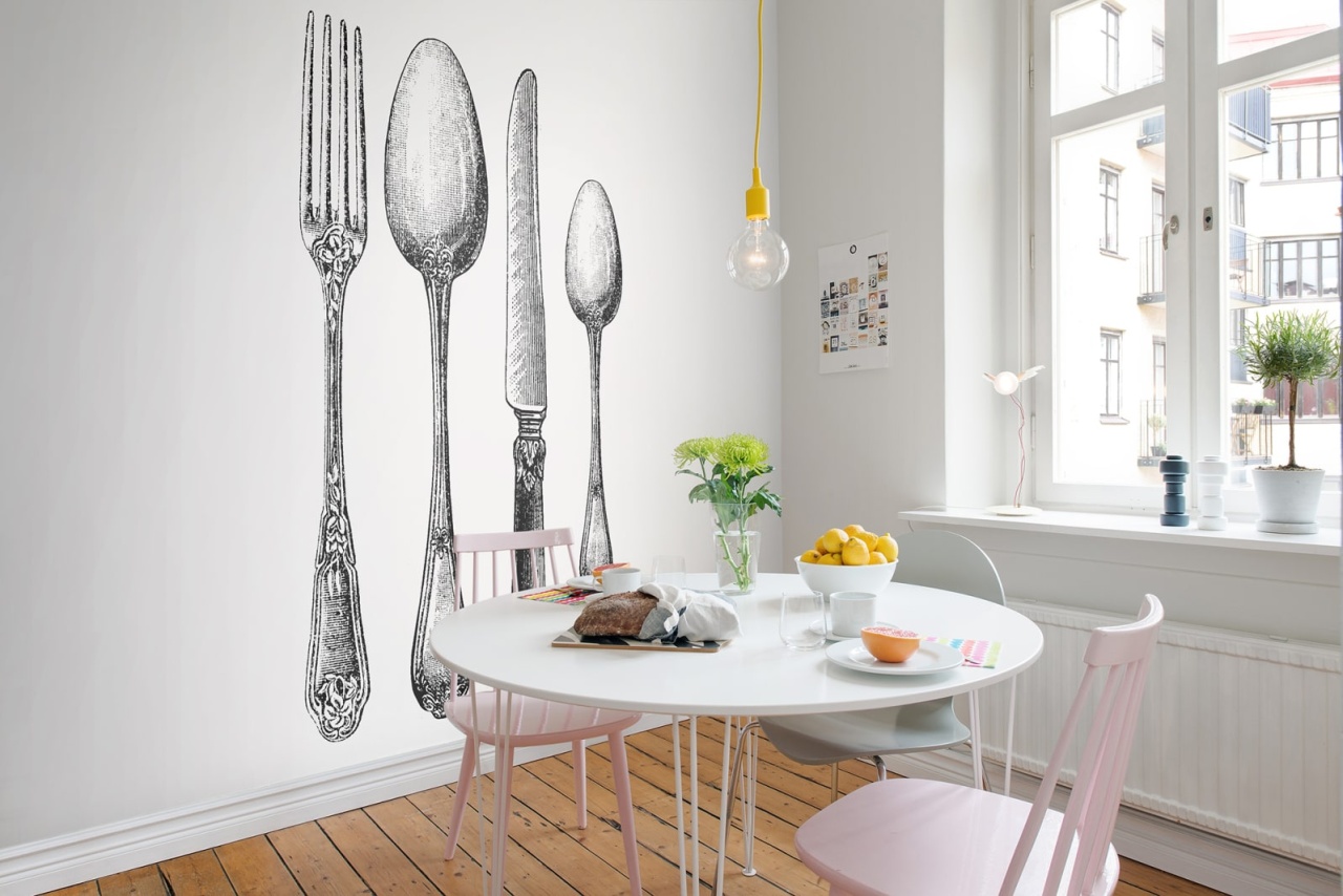 Fototapet, Cutlery, Rebel Walls