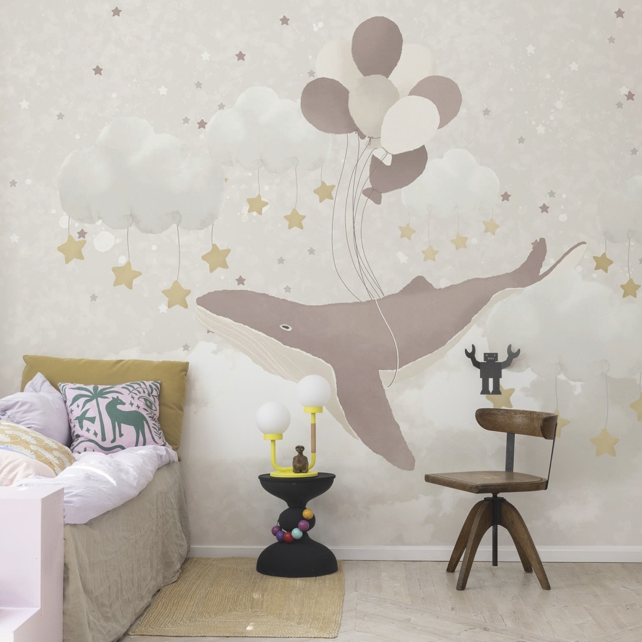 Fototapet, Dreamy Whale, Rebel Walls