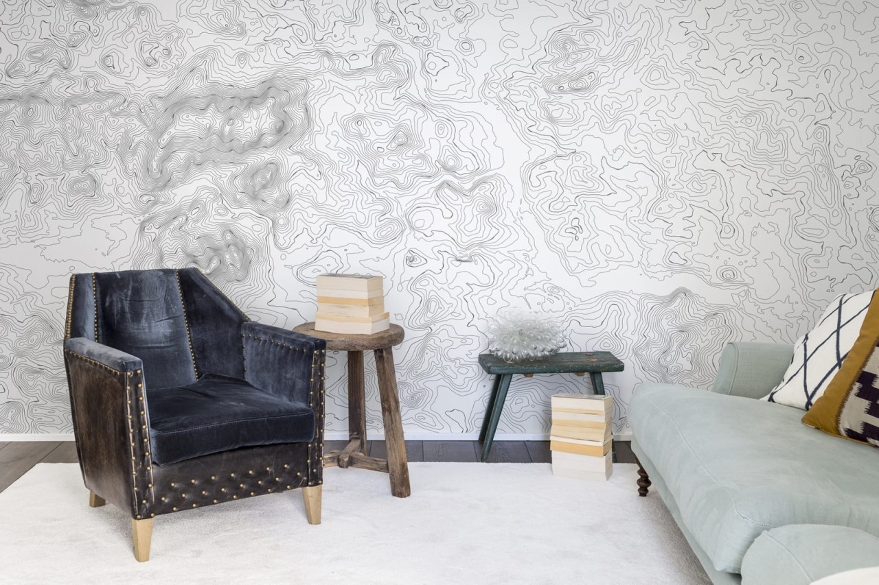Fototapet, Elevation Lines, White, Rebel Walls - 3
