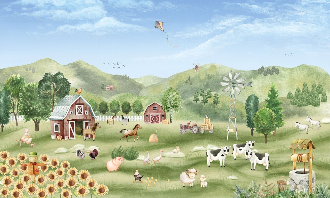 Fototapet Farm Joy, Oliver Robins - 2