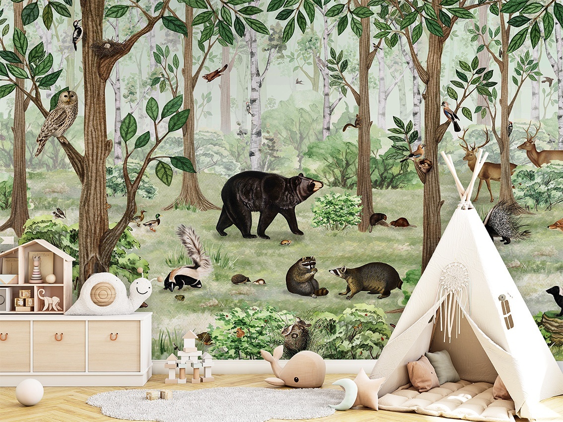 Fototapet Forest Lookbook, Kikki Belle - 5